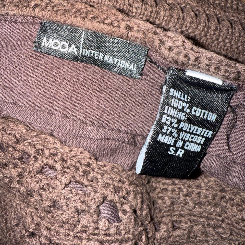 Vintage Moda international Victoria’s Secret Crochet Halter Maxi Dress sz small - Picture 6 of 8